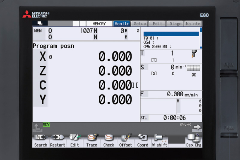 E80 - compact & cost-efficient - Mitsubishi Electric CNC : Mitsubishi ...